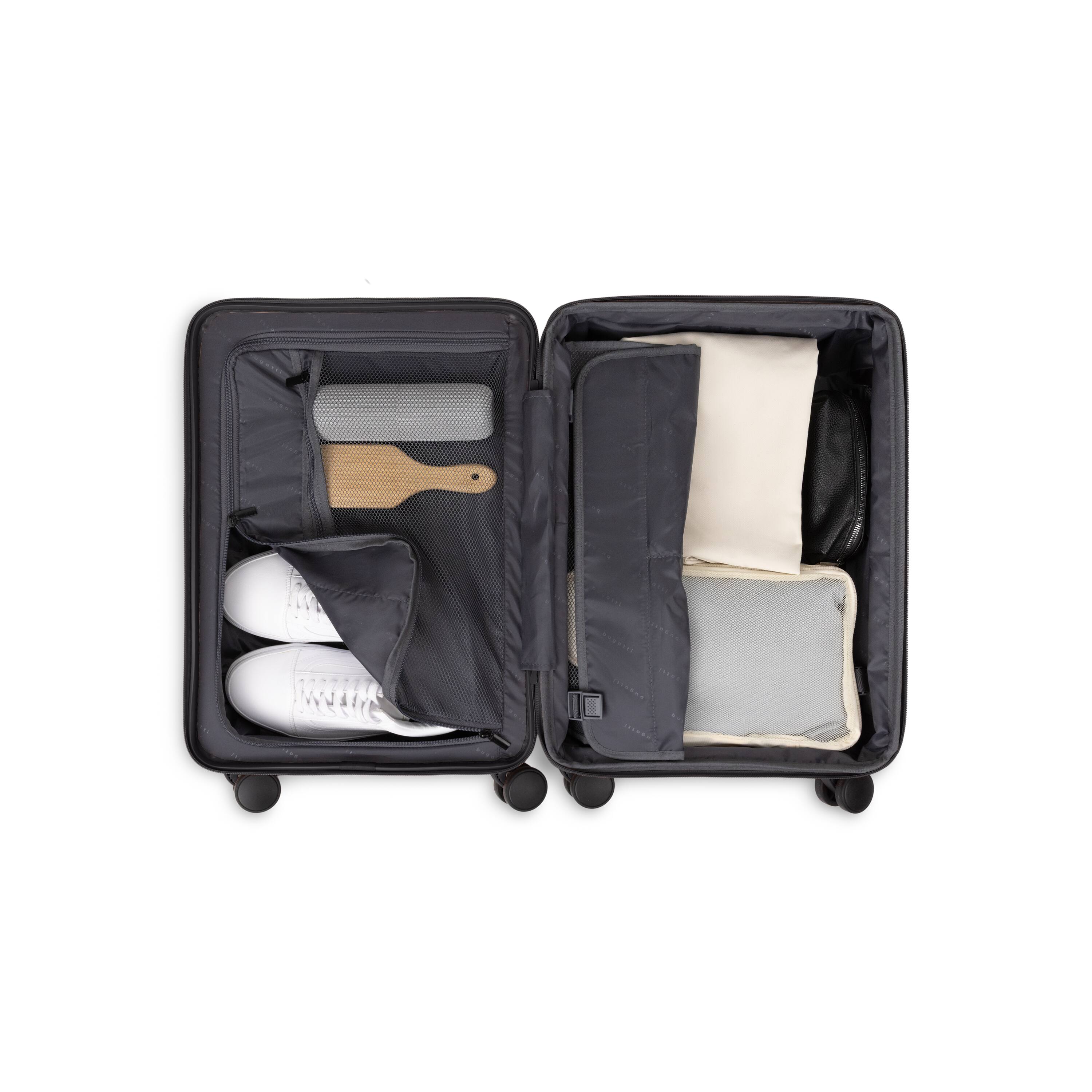 Alt View 1. Bugatti - Bugatti Munich 3 Piece Hardside Luggage Set - BLACK.