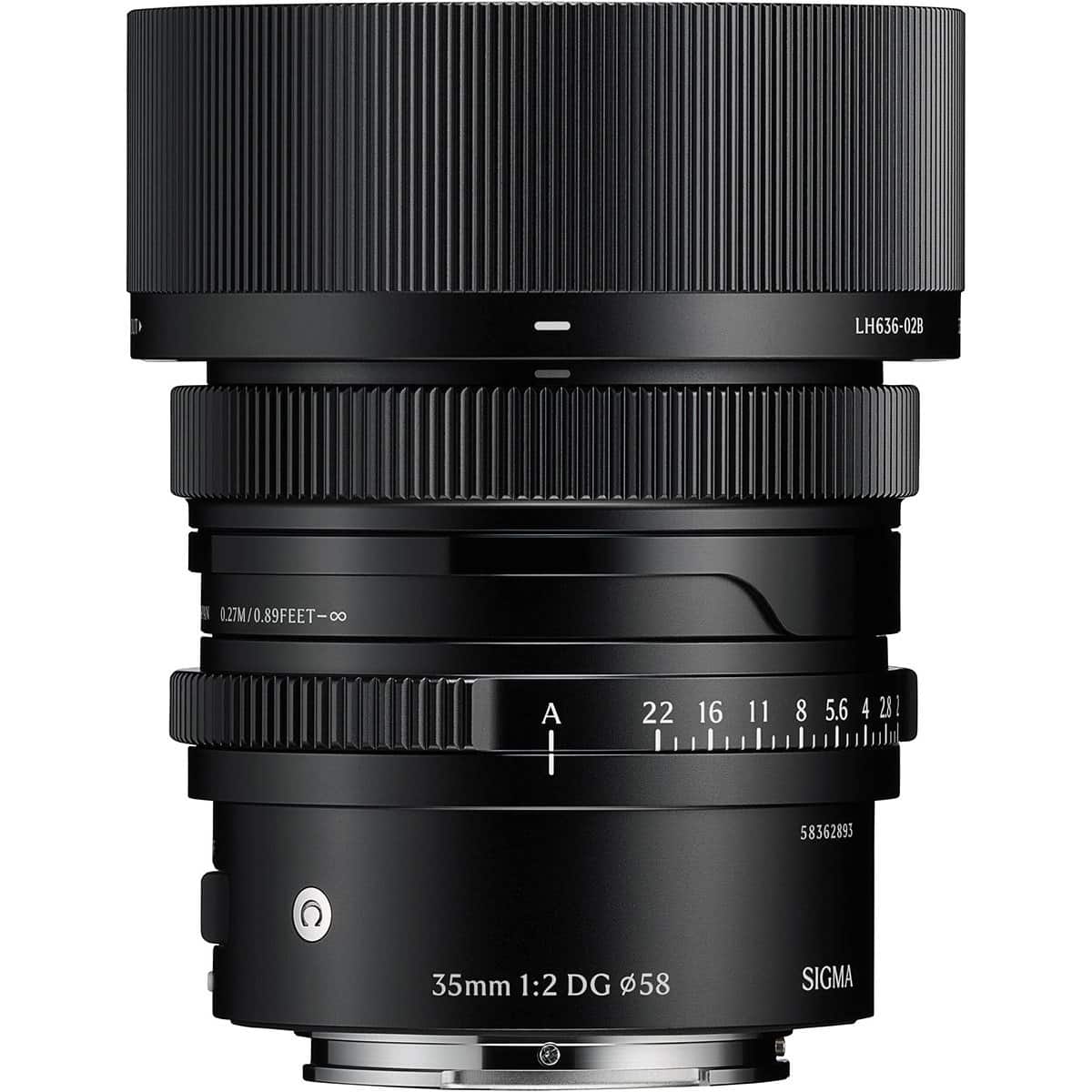 Sigma - 35mm f/2 DG Contemporary Lens for Sony E, Black