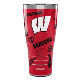 Tervis - Wisconsin Badgers 30oz. Swag Tumbler With Slider Lid - Multicolor