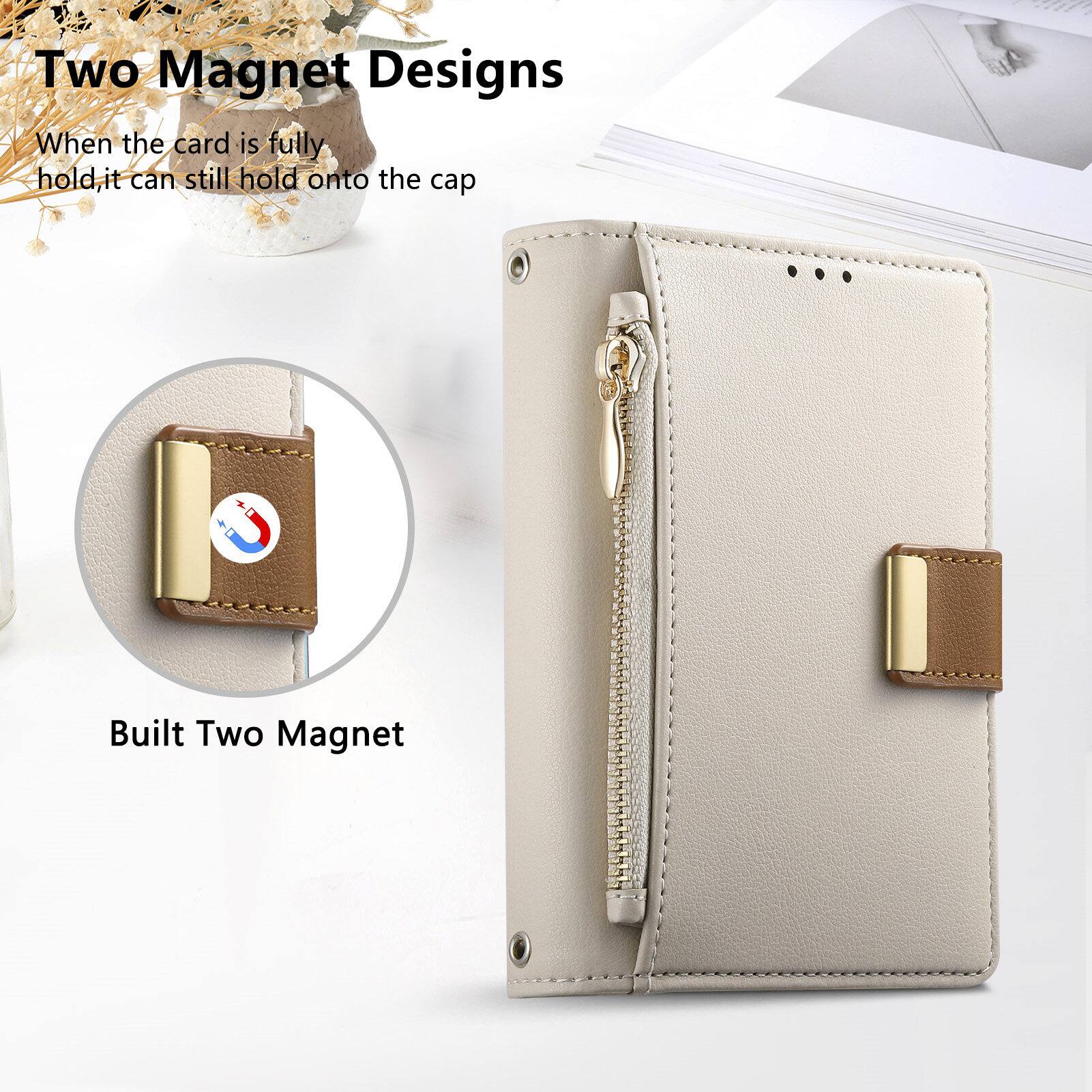 Two Magnet Designs  
When the card is fully hold, it can still hold onto the cap  

Built Two Magnet