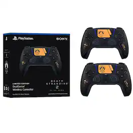 Sony - PlayStation 5 DualSense Wireless Controller 2-Pack Death Stranding - Black