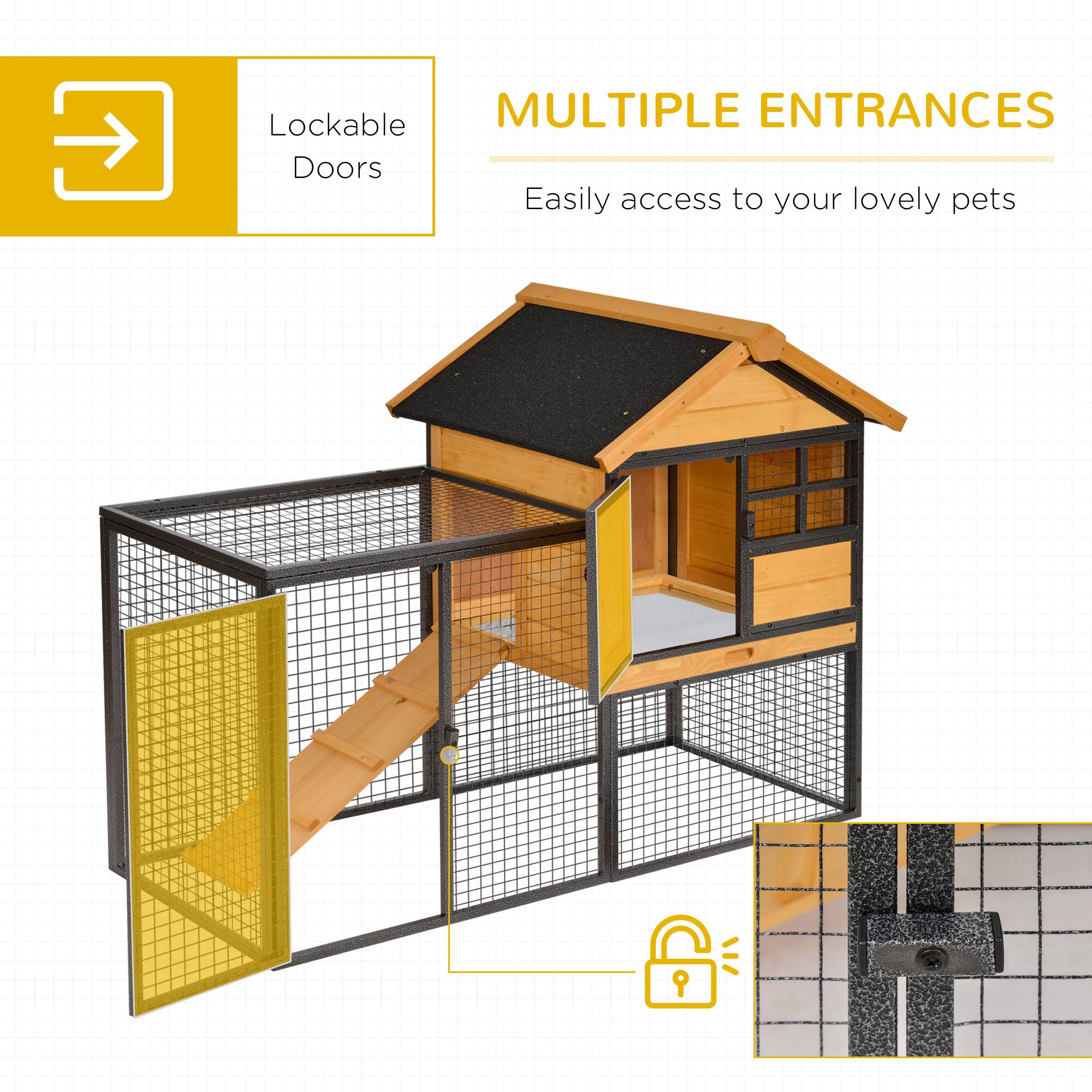 Lockable Doors

MULTIPLE ENTRANCES

Easily access to your lovely pets