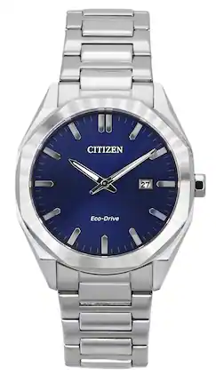 Citizen - Eco-Drive Stainless Steel Dial BM7600-81L 100M Men's Watch - Dark Blue
