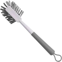 OU - Multipurpose Scrub Brush w Built-In Scraper, Cleaning Scrubber Brush for Bathroom & Kitchen