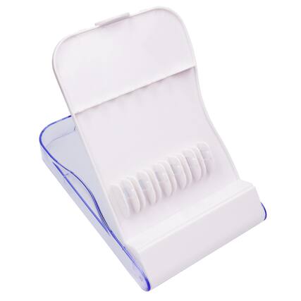 Front. ESBANY - Travel Storage Case for Waterpik Replacement Tips, Travel Case for Waterpik Water Flosser Replacement Parts, NO Tips.