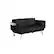 Front Zoom. Serta - Molecule Casual Convertible Sofa - Black.