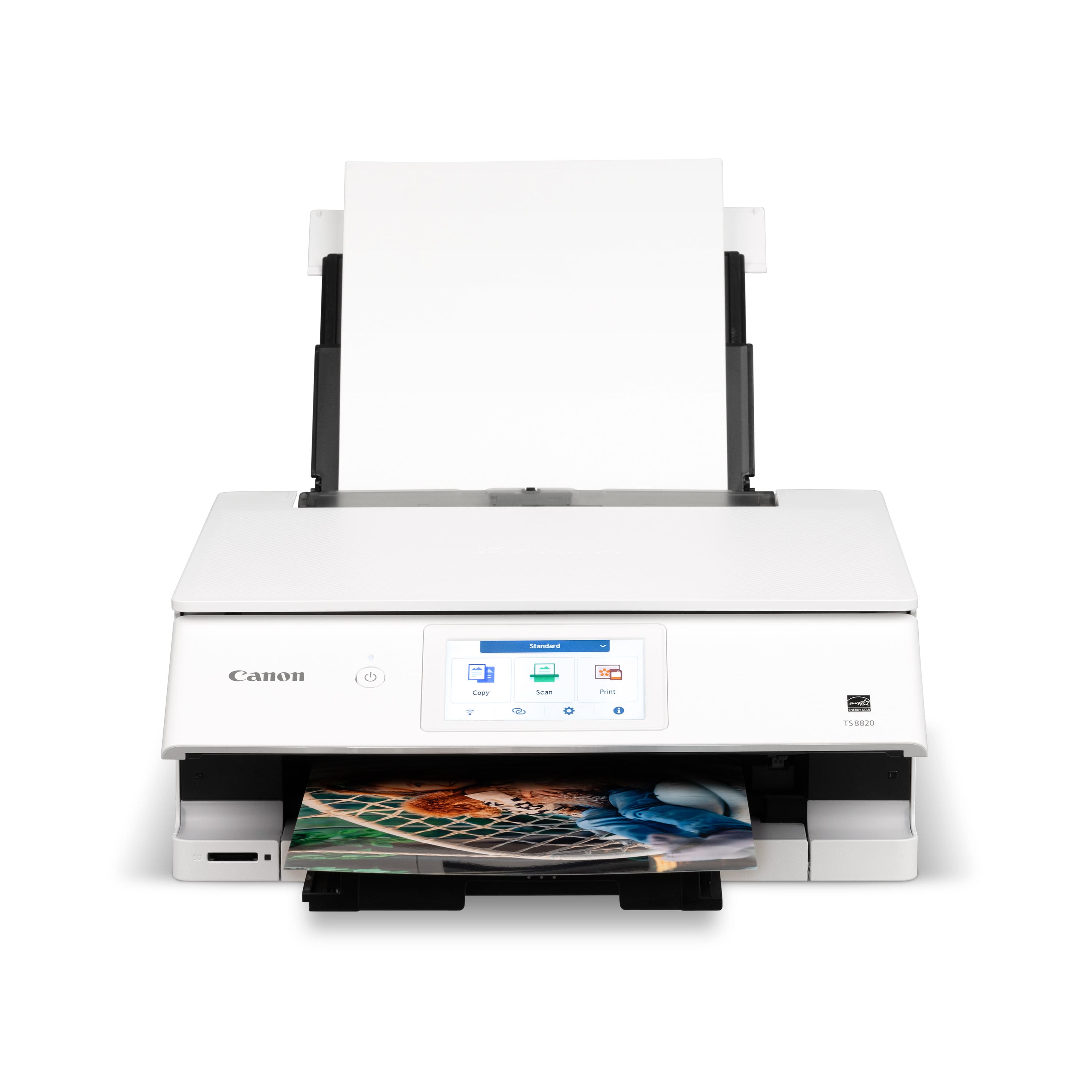 Canon - PIXMA TS8820 Wireless All-In-One Inkjet Printer - White