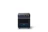 Viking - 30 in. Wide 4 Elements Pro 5 Series 4.7 Cu. Ft. Freestanding Induction Convection Range - Slate Blue