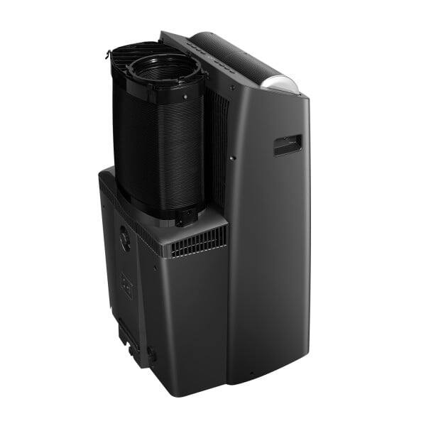 Alt View 4. Midea - Midea Duo 10,000 BTU Smart Inverter Portable Air Conditioner - Gray.