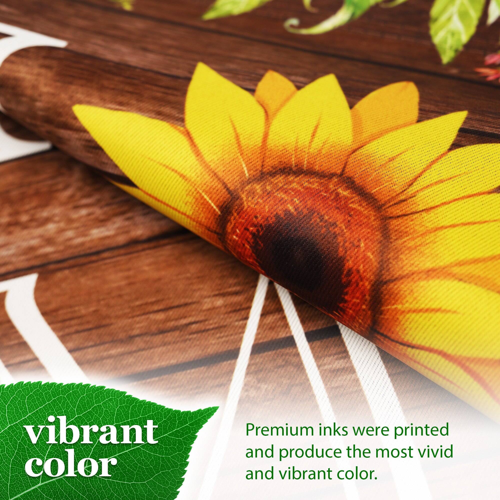 Premium inks were printed and produce the most vivid and vibrant color.