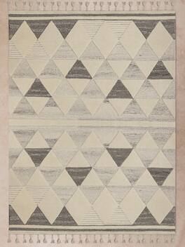 GAURI KOHLI - Okinawa Rug - Shades of ivory, beige and brown