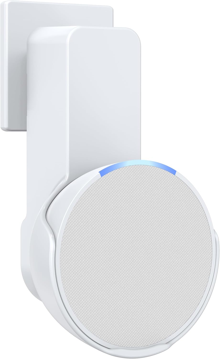 Front. Stamp n Camp - Maxonar Pop Wall Mount Outlet Wall Mount Speaker Holder No Screws and Drill Needed Cable Hidden Storage Compatible... - White-2 Packs.