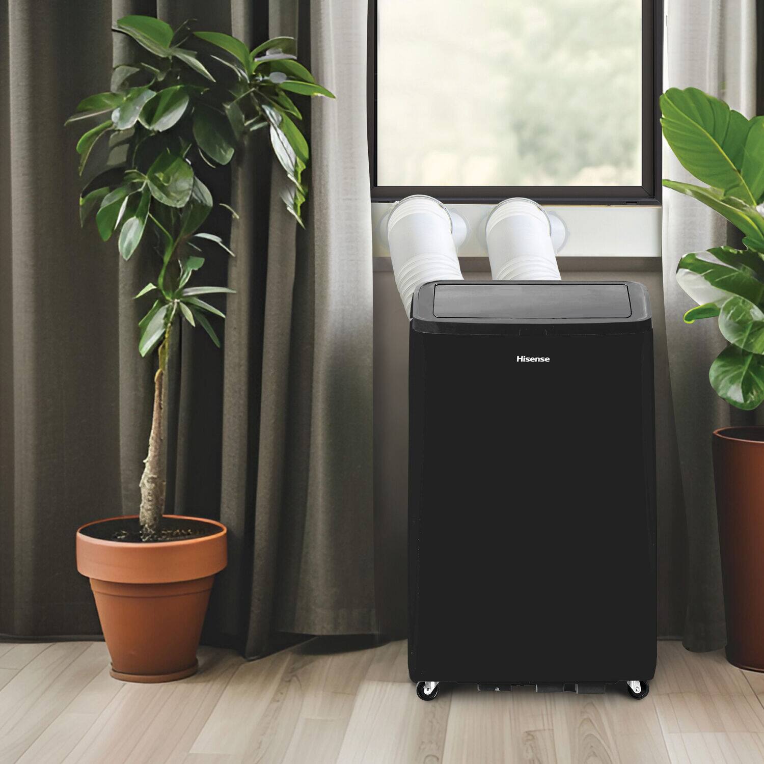 Alt View 19. Hisense - 10,000 BTU Smart Portable Inverter Air Conditioner with Wi-fi and Remote Control - Black.