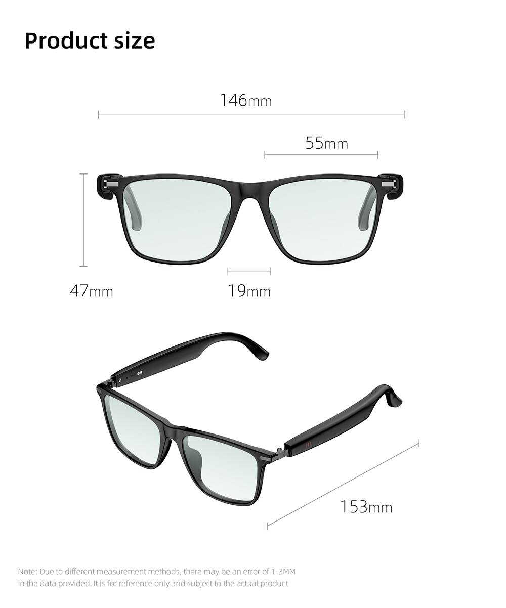 Product size: 146mm, 55mm, 47mm, 19mm, 153mm

Note: Due to different measurement methods, there may be an error of 1-3mm in the data provided. It is for reference only and subject to the actual product.