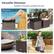 Versatile Ottoman Suitable for the patio, poolside and more Cozy Ottoman storage box Compact Side Table Single Seat
