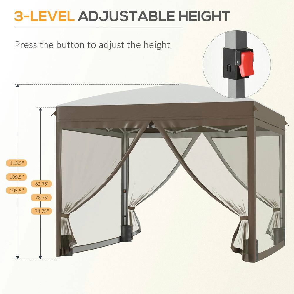3-LEVEL ADJUSTABLE HEIGHT

Press the button to adjust the height

113.5"
109.5"
105.5"
82.75"
78.75"
74.75"