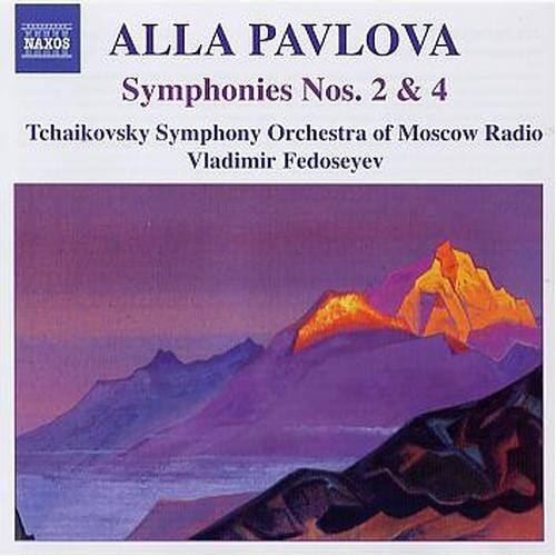 ALLA PAVLOVA  
Symphonies Nos. 2 & 4  

Tchaikovsky Symphony Orchestra of Moscow Radio  
Vladimir Fedoseyev  

NAXOS