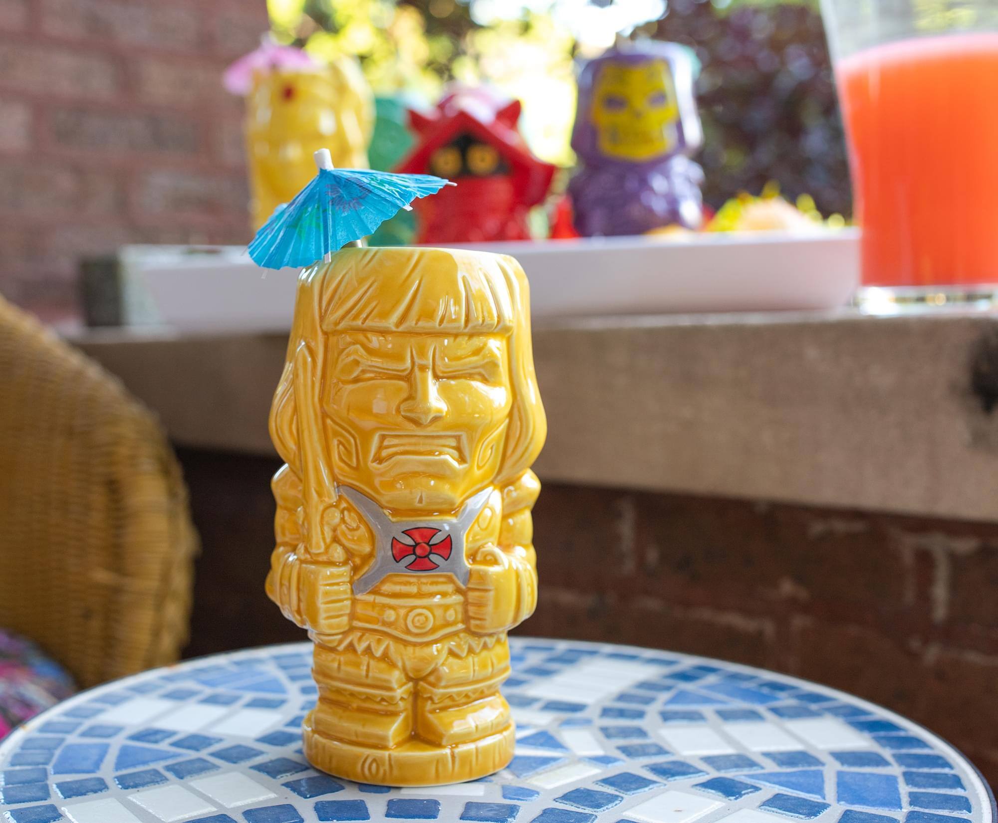 Alt View 3. Masters of the Universe - Geeki Tikis Masters of the Universe He-Man Ceramic Mug | Holds 20 Ounces - Yellow.
