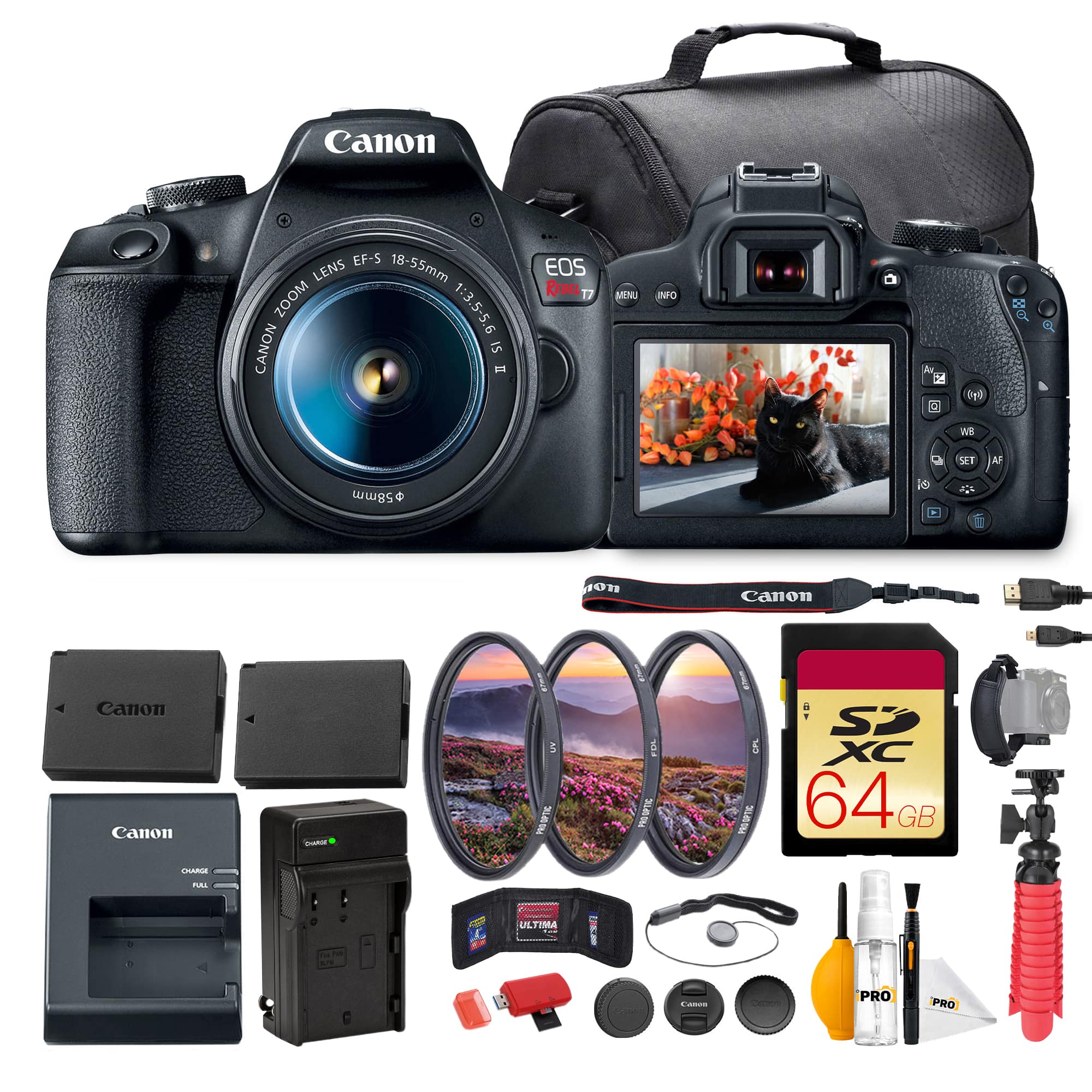 Canon EOS 90D DSLR Camera with EF S 18 135mm Lens Black 3616C016