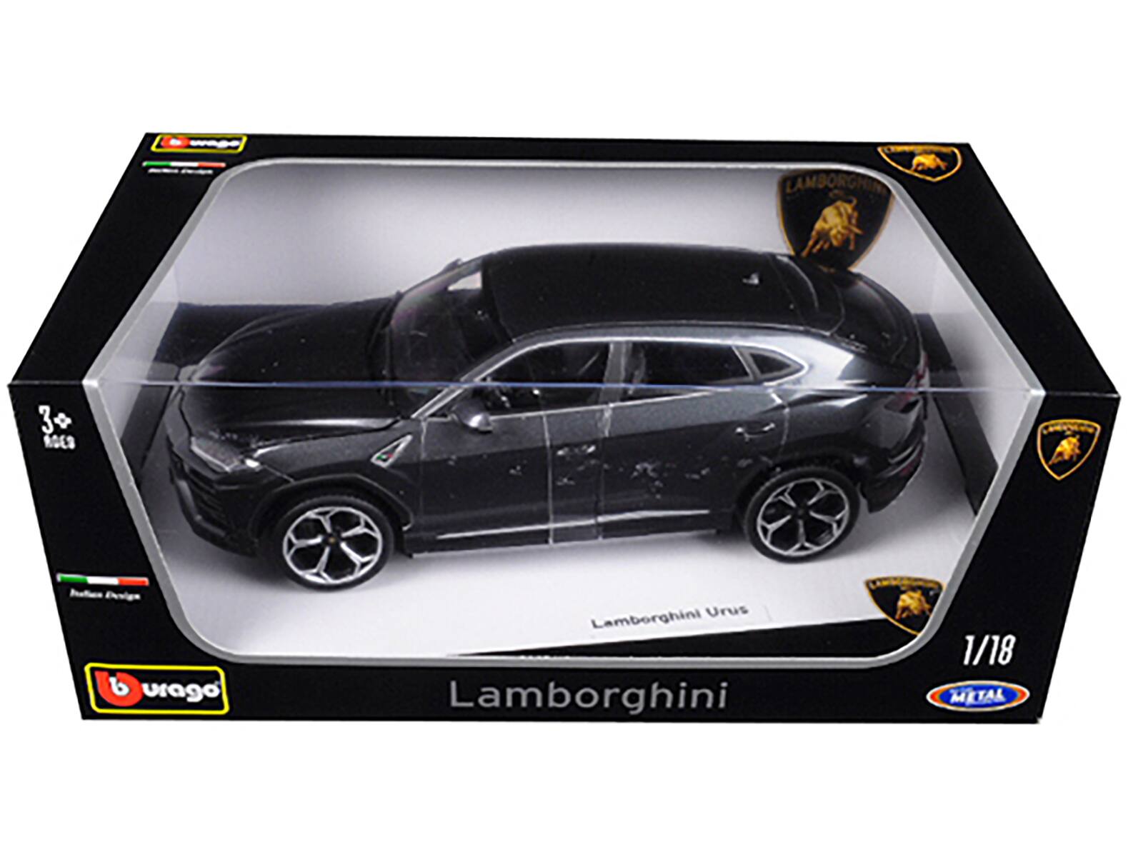 Lamborghini  
Urus  
1/18  
METAL  
3+  
urago  
Lamborghini  
Lamborghini Urus