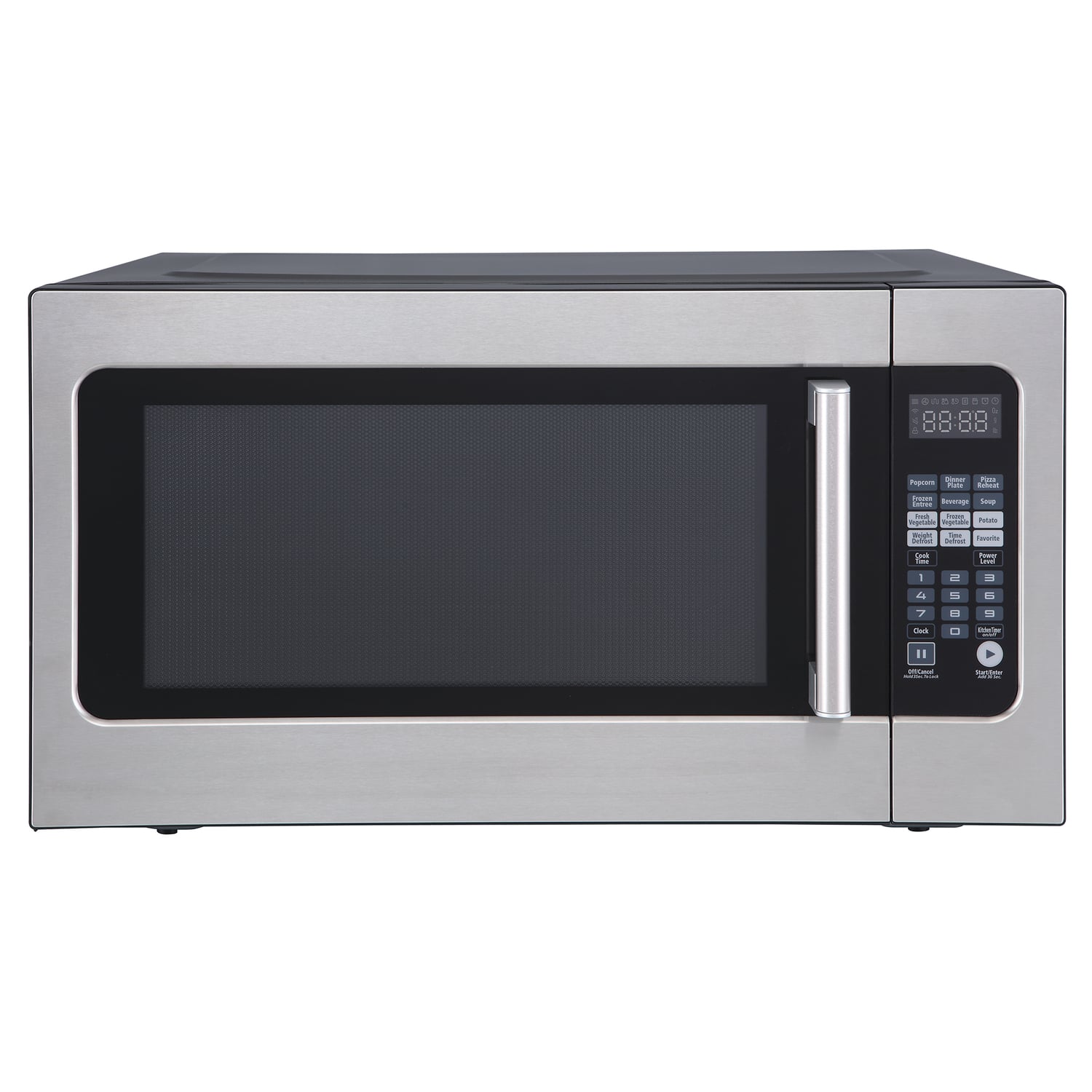 Magic Chef - MC2211MS 2.2-Cu. Ft. 1,200-Watt Countertop Microwave with Sensor Cook - Silver
