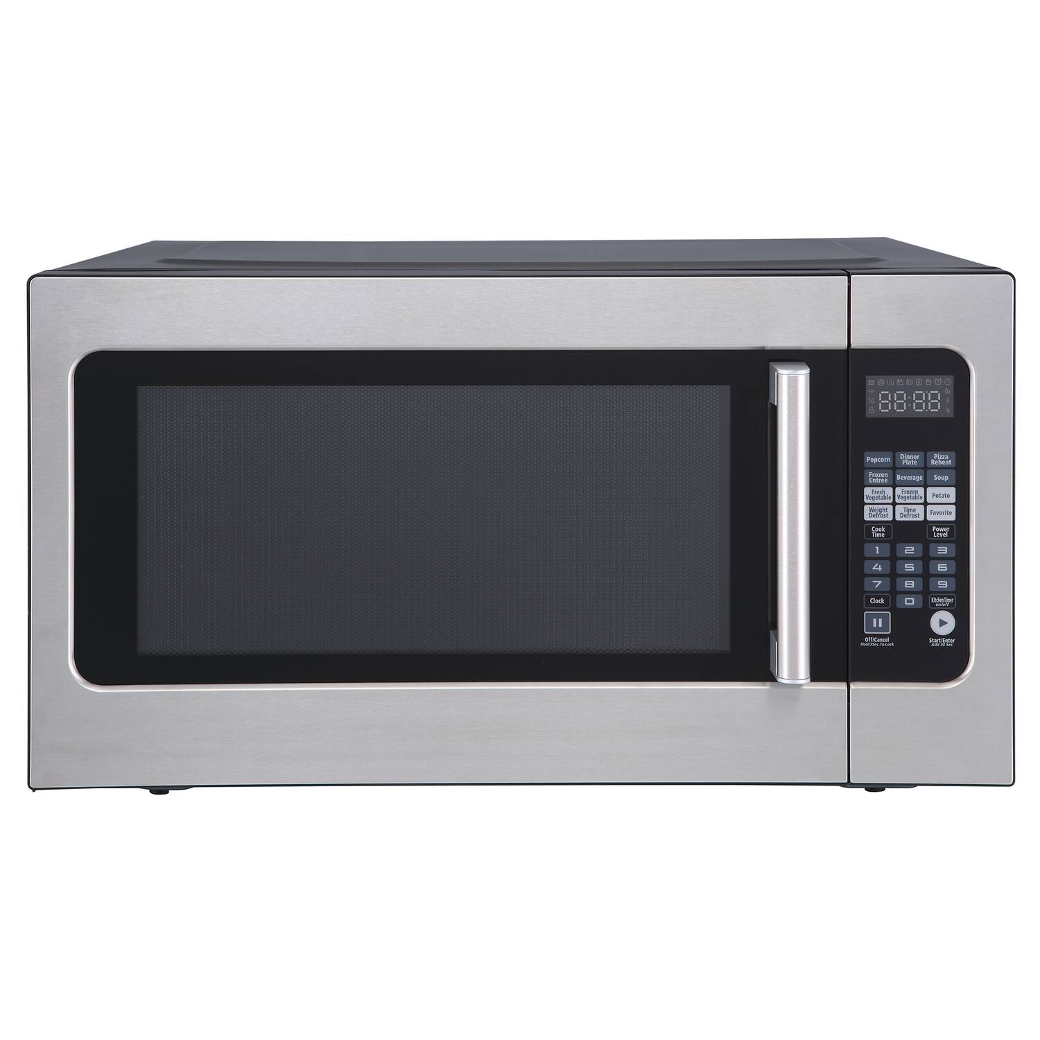Magic Chef - MC2211MS 2.2-Cu. Ft. 1,200-Watt Countertop Microwave with Sensor Cook - Silver