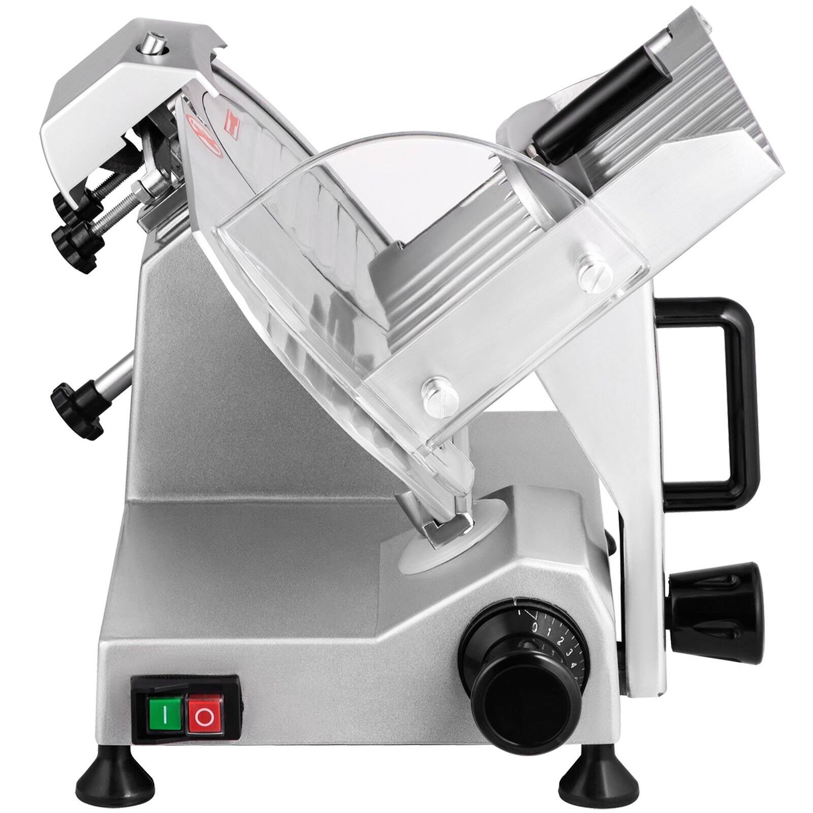 Alt View 9. Glintex - Commercial Meat Slicer 200W 8 Inch Carbon Blade Adjustable Thickness Electric Cutters & Slicers Home Deli.