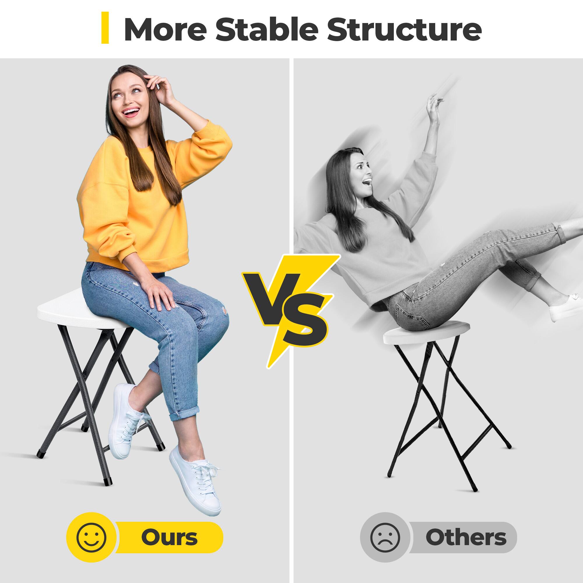 More Stable Structure

VS

Ours

Others