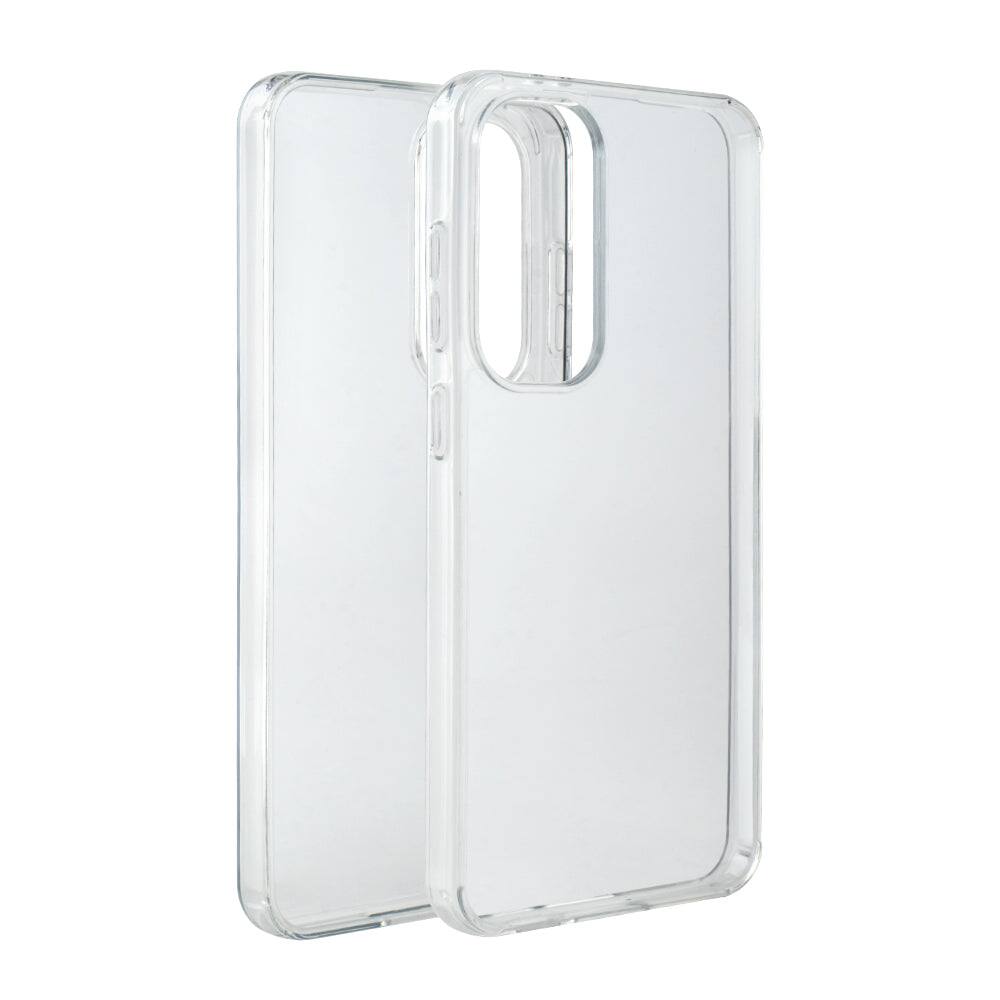 Front. Reiko - High Quality 2X Clean Pc And Tpu Bumper Case In Clear For Samsung Galaxy S24 Fe - Clear.