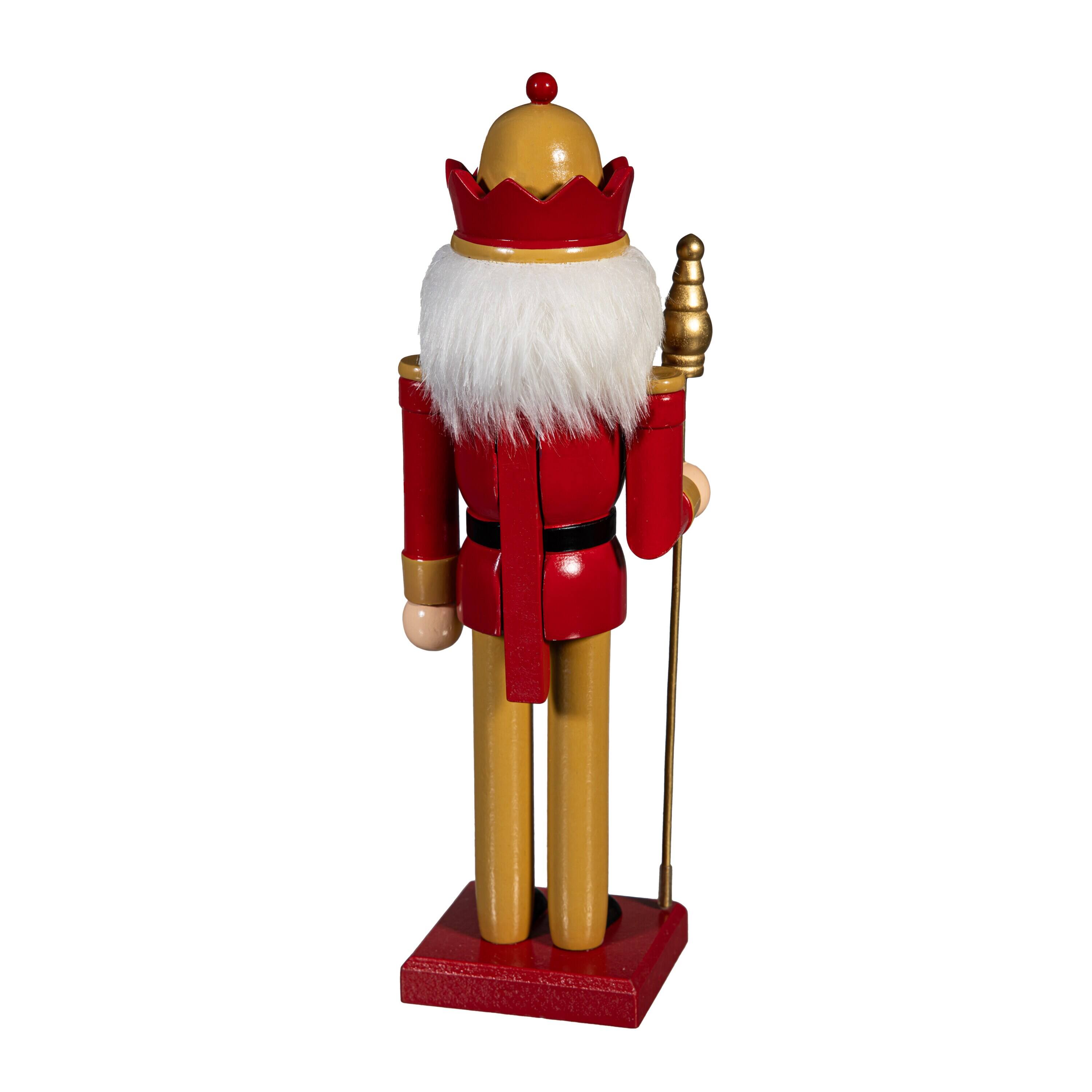 Alt View 1. Evergreen Enterprises - San Francisco 49ers 12" Wooden Nutcracker Statue - Multicolor.