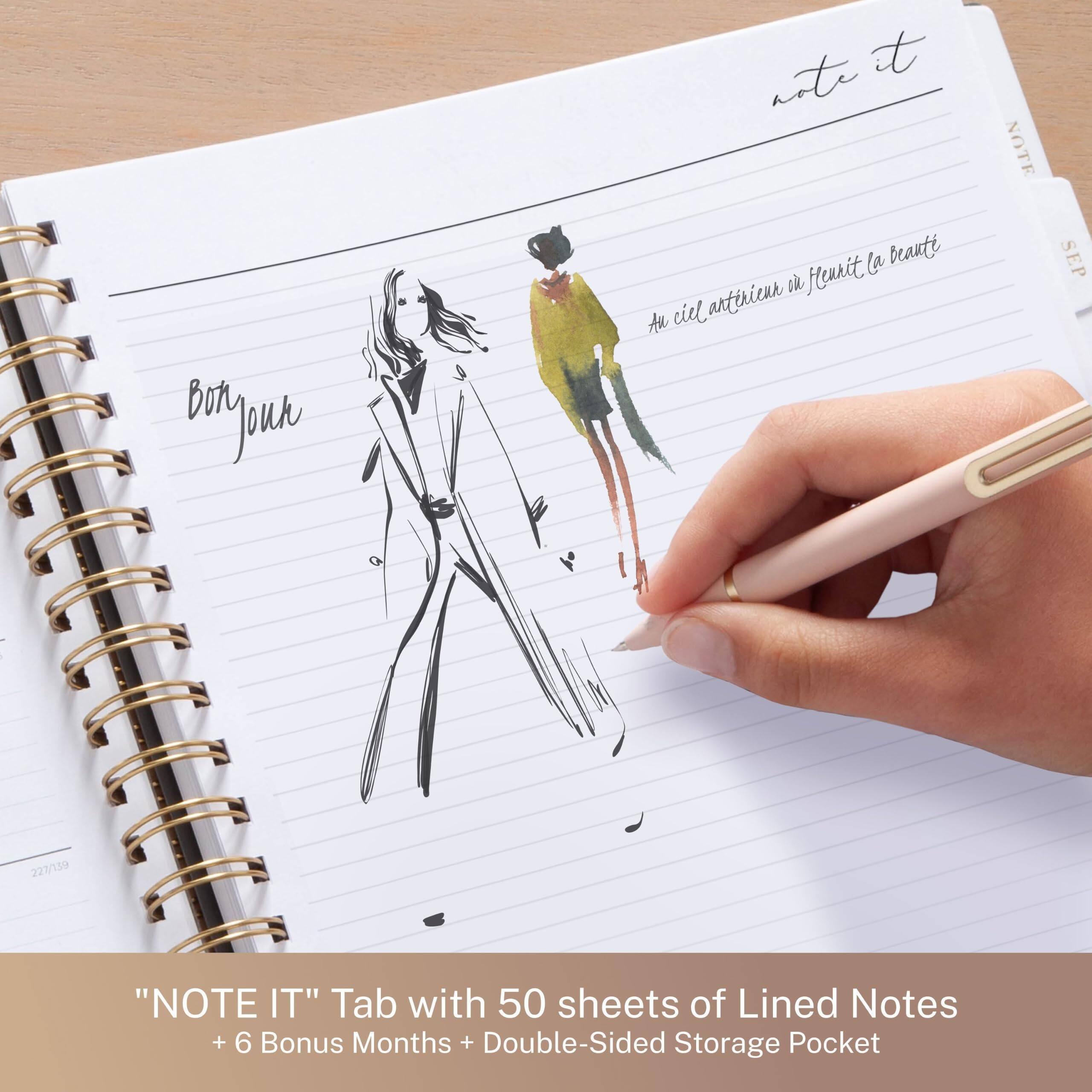 Bout, pank  
note t la beaut anterieur on flunit An ciel  
NOTE  
SEP  
-  
227/139  
"NOTE IT" Tab with 50 sheets of Lined Notes + 6 Bonus Months + Double-Sided Storage Pocket