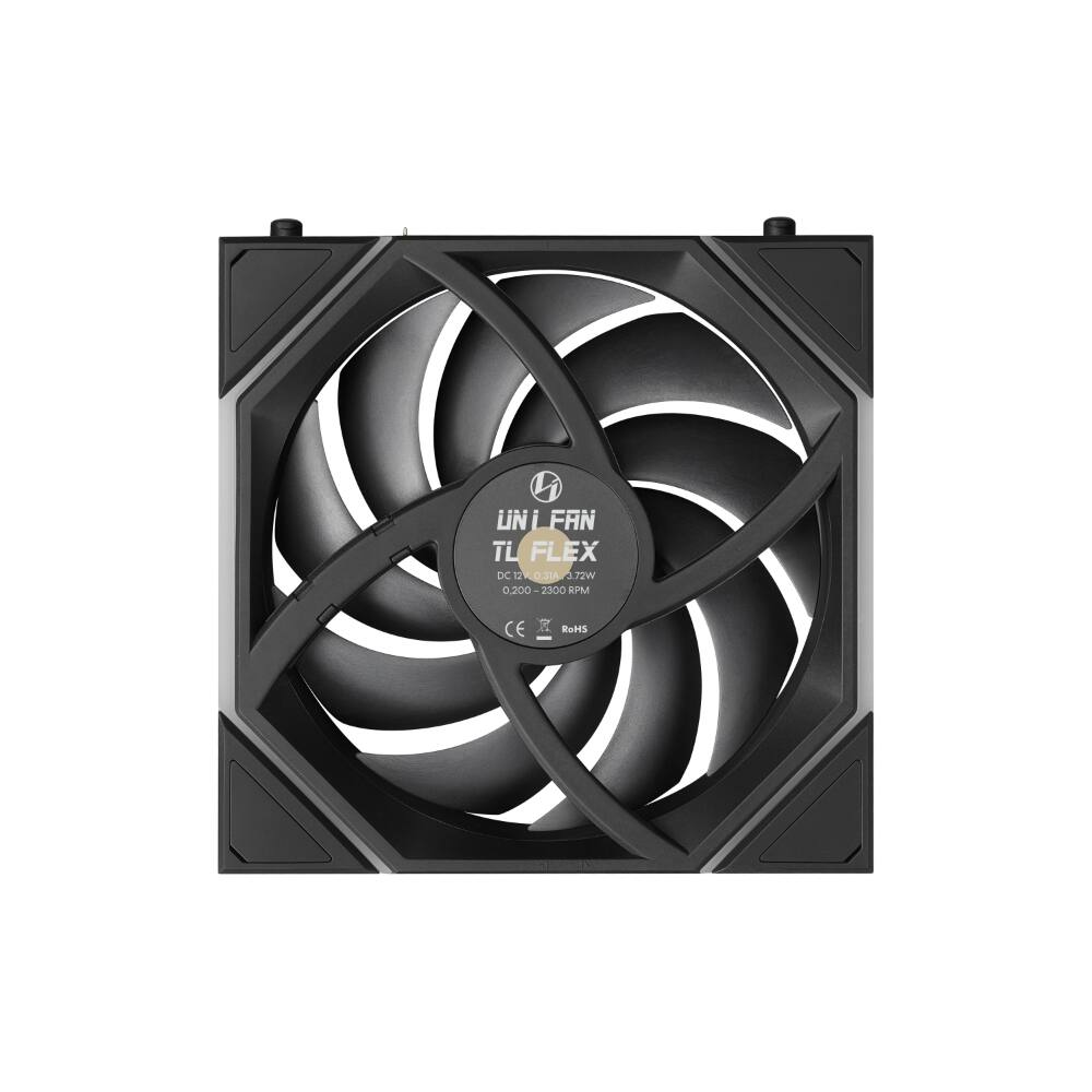 UNI FAN TL FLEX DC 12V 0.314A 3.72W 0.200 - 2300 RPM CE RoHS