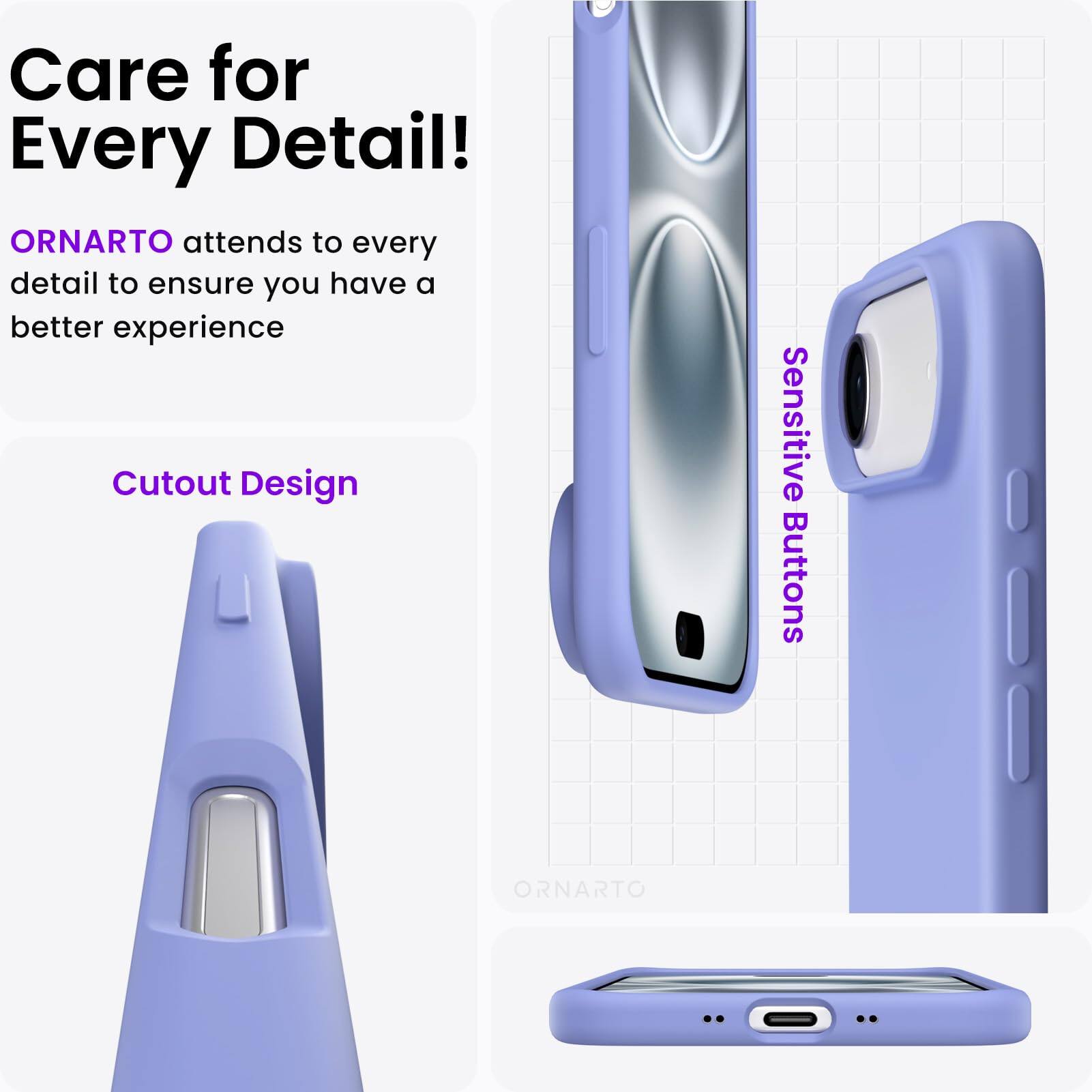 Care for Every Detail!

ORNARTO attends to every detail to ensure you have a better experience

Cutout Design

Sensitive Buttons