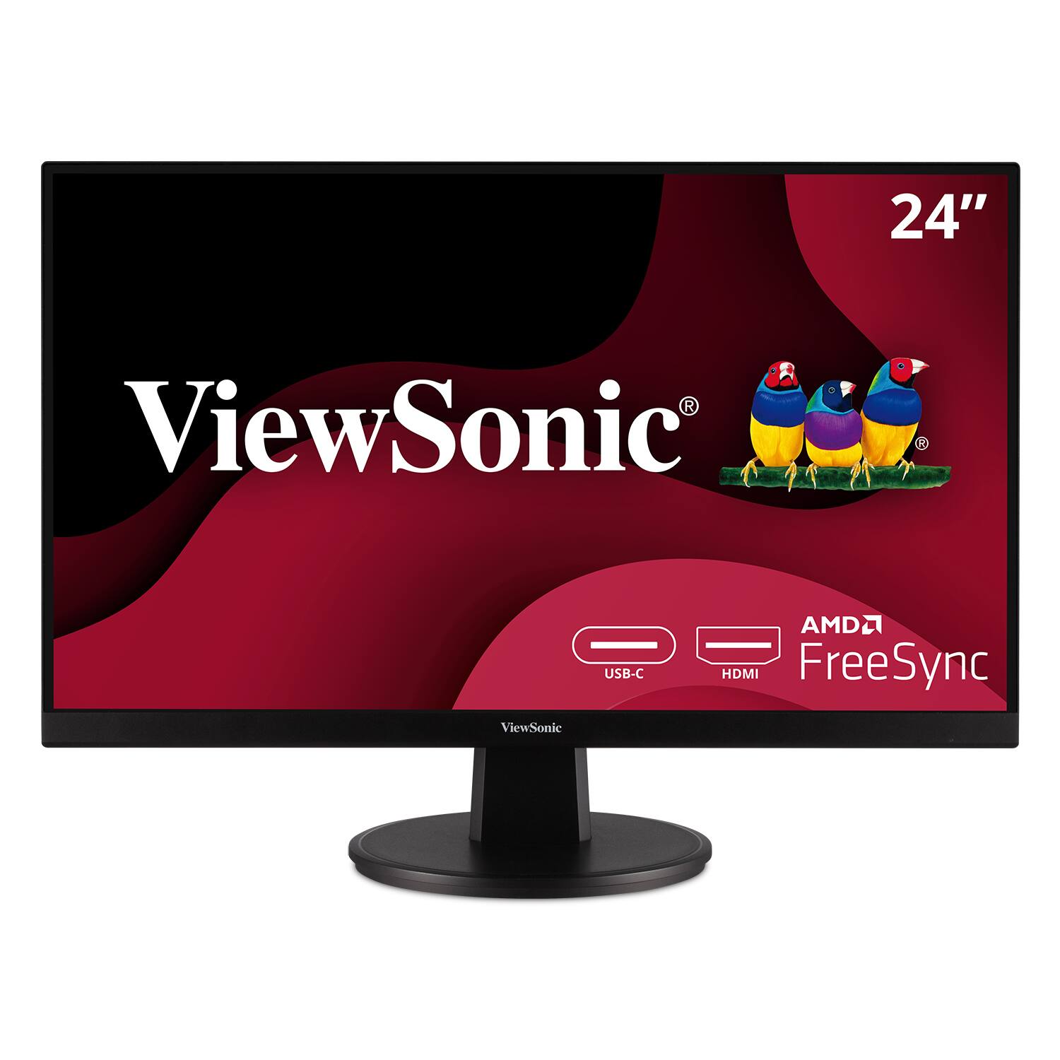 24" ViewSonic  
USB-C HDMI  
AMD FreeSync