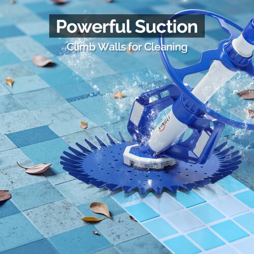 Powerful Suction  
Climb Walls for Cleaning