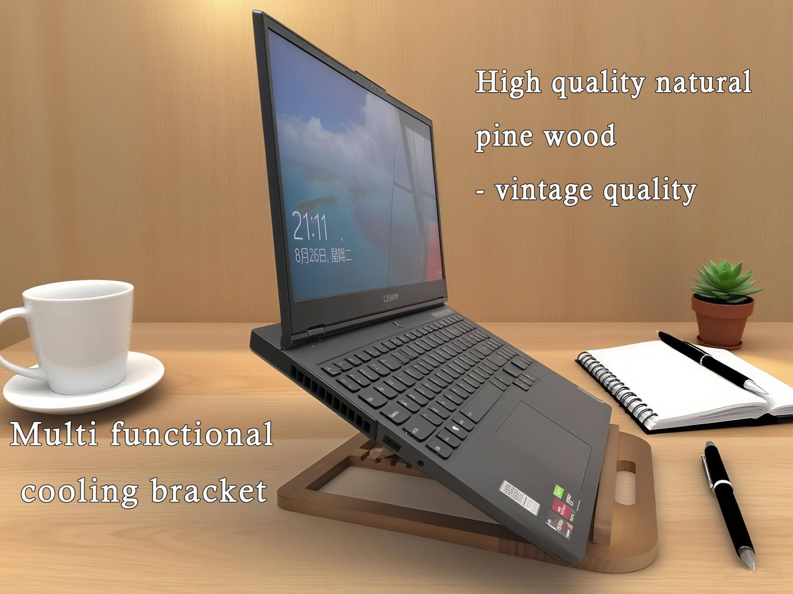 21:11 8/26 High quality natural pine wood - vintage quality  
Multi functional cooling bracket