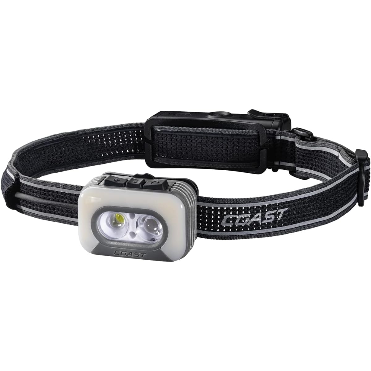 Coast - RL35R Rechargeable LED Headlamp, 1100 Lumens, Voice-Controlled, ARC280™, 4 Colors, USB-C, Safety Signal - Black