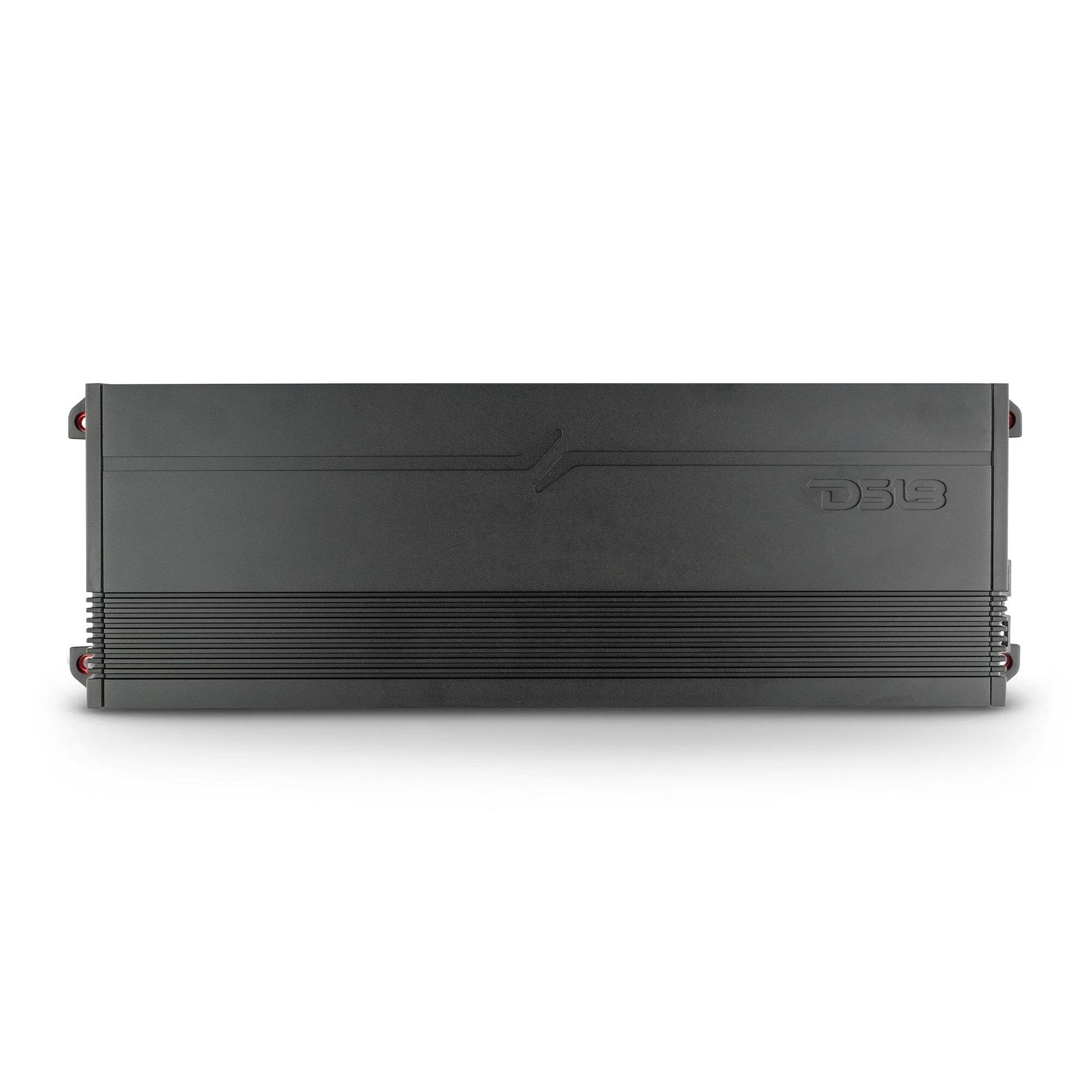 Front. DS18 Audio - GEN-X 4-Channel Class D Car Amplifier, 4 x 700W RMS at 4 Ohm - Black.