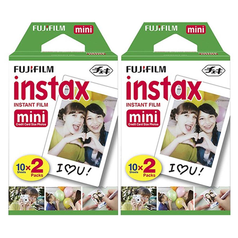 FUJIFILM mini  
FUJIFILM instax  
INSTANT FILM mini  
Credit Card Size Photos  
10x Sheets  
2 Packs  
I ❤️ U!