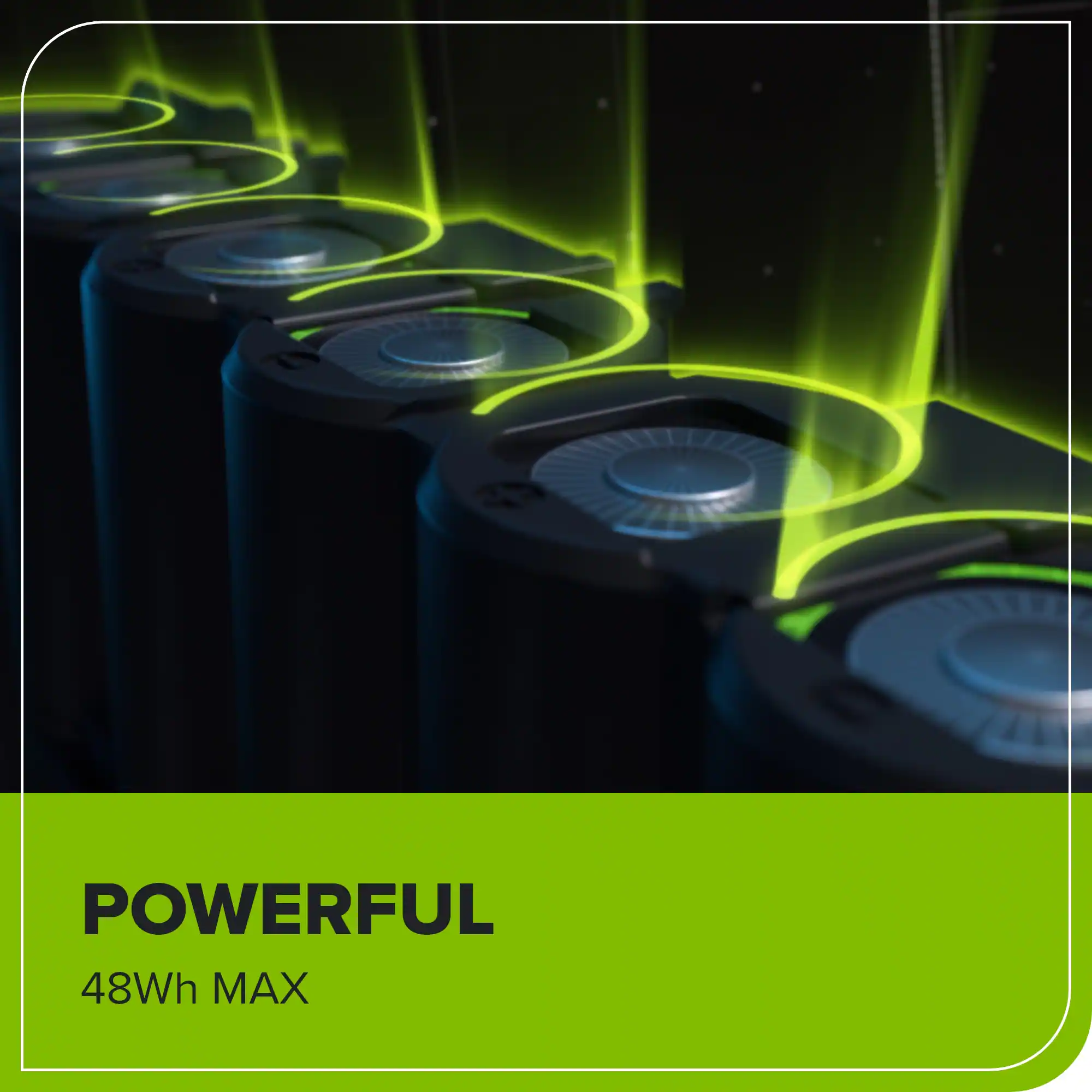 POWERFUL  
48Wh MAX