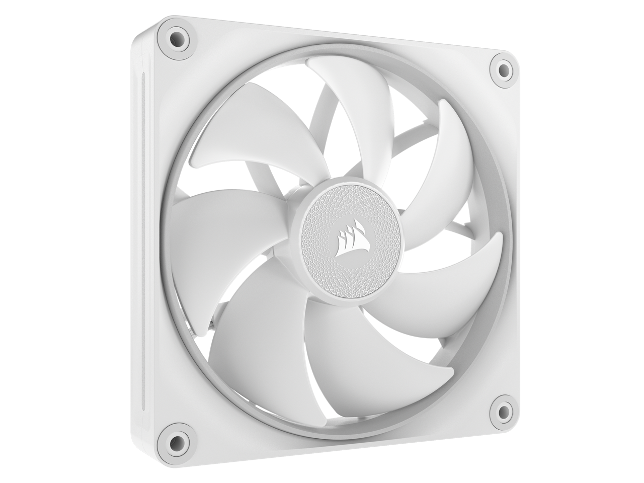 Alt View 4. CORSAIR - CORSAIR LX RGB Series, iCUE LINK LX140 RGB White, 140mm Fan, Single Pack - White.