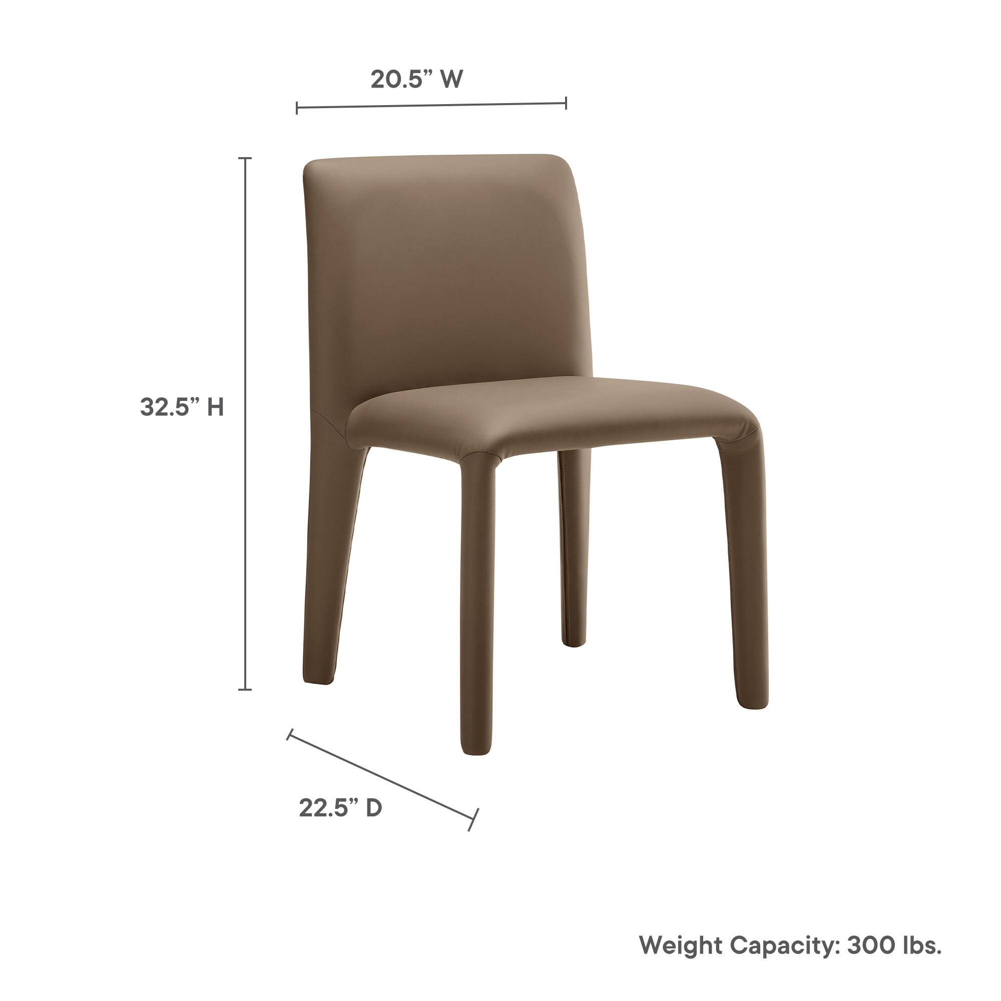 20.5" W  
32.5" H  
22.5" D  
Weight Capacity: 300 lbs.