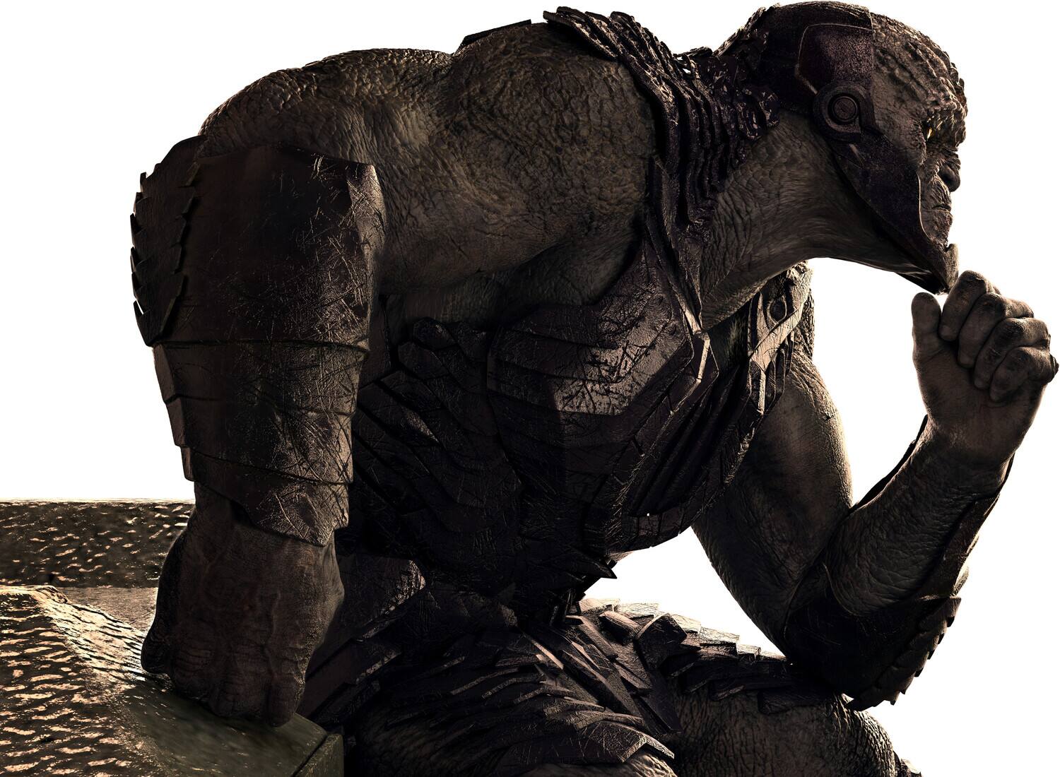 Alt View 4. Weta Workshop - WETA Workshop Limited Edition Polystone - Justice League (Zack Snyder) - Darkseid - 1:4 Scale Statue - Collectibles - Multicolor.