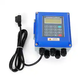Stock Preferred - Ultrasonic Flow Meter TUF-2000B + TM-1 Clamp-On DN50–DN700mm with RS485 Modbus - Blue