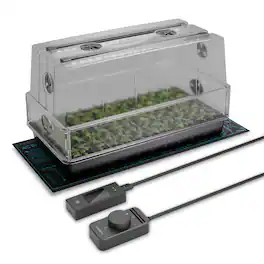 AC Infinity - Heavy-Duty Humidity Dome 6x12 Kit with LED Lighting and Heating Mat