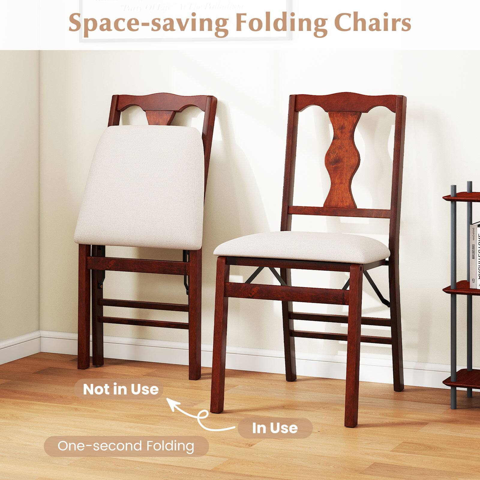Space-saving Folding Chairs

Part of the Balkaduu Space-saving Folding Chairs

Not in Use

One-second Folding

In Use