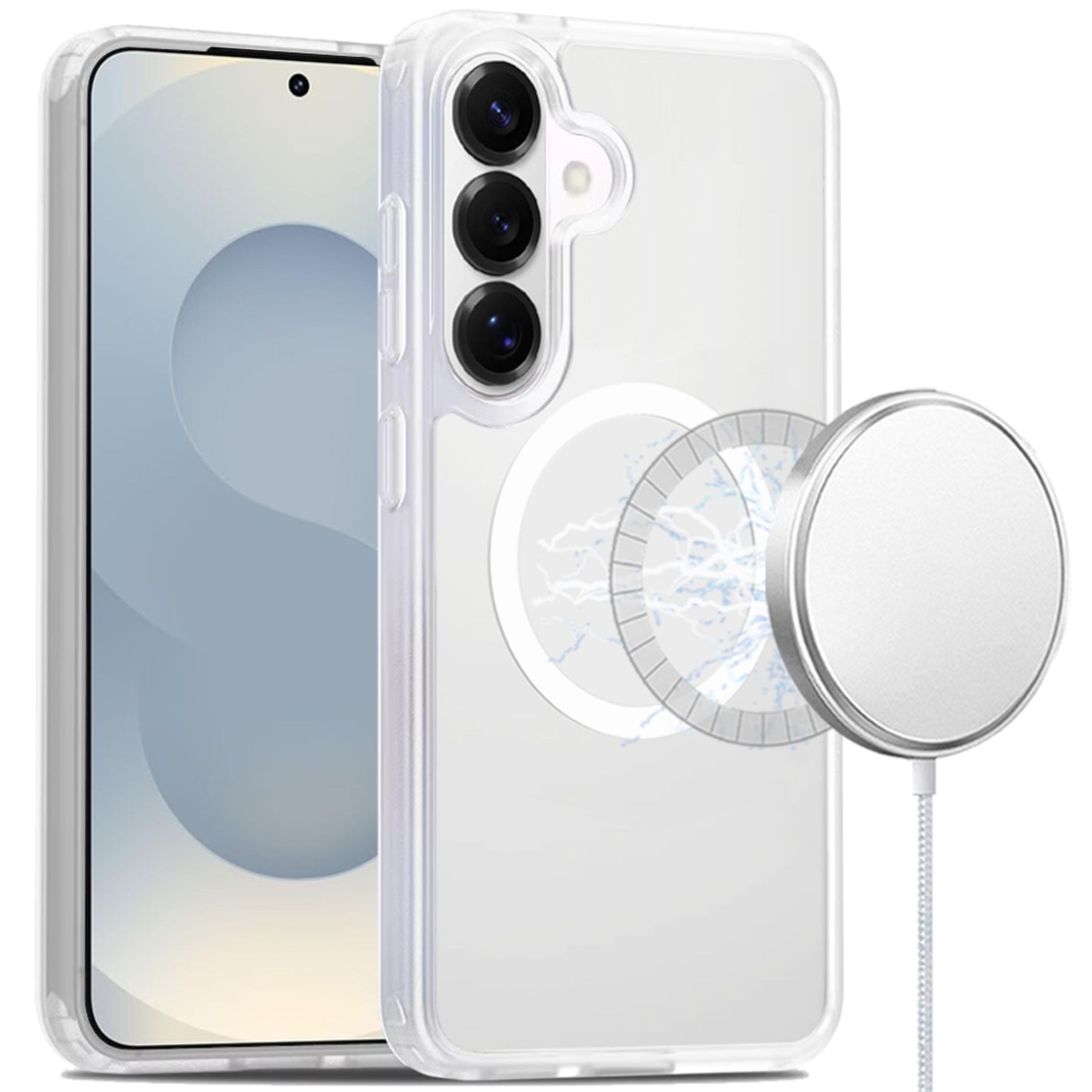 Kitcheniva - Magnetic Circle Smooth Translucent Plus Tempered Glass For Samsung S26 - Clear price history on PriceWatchPro