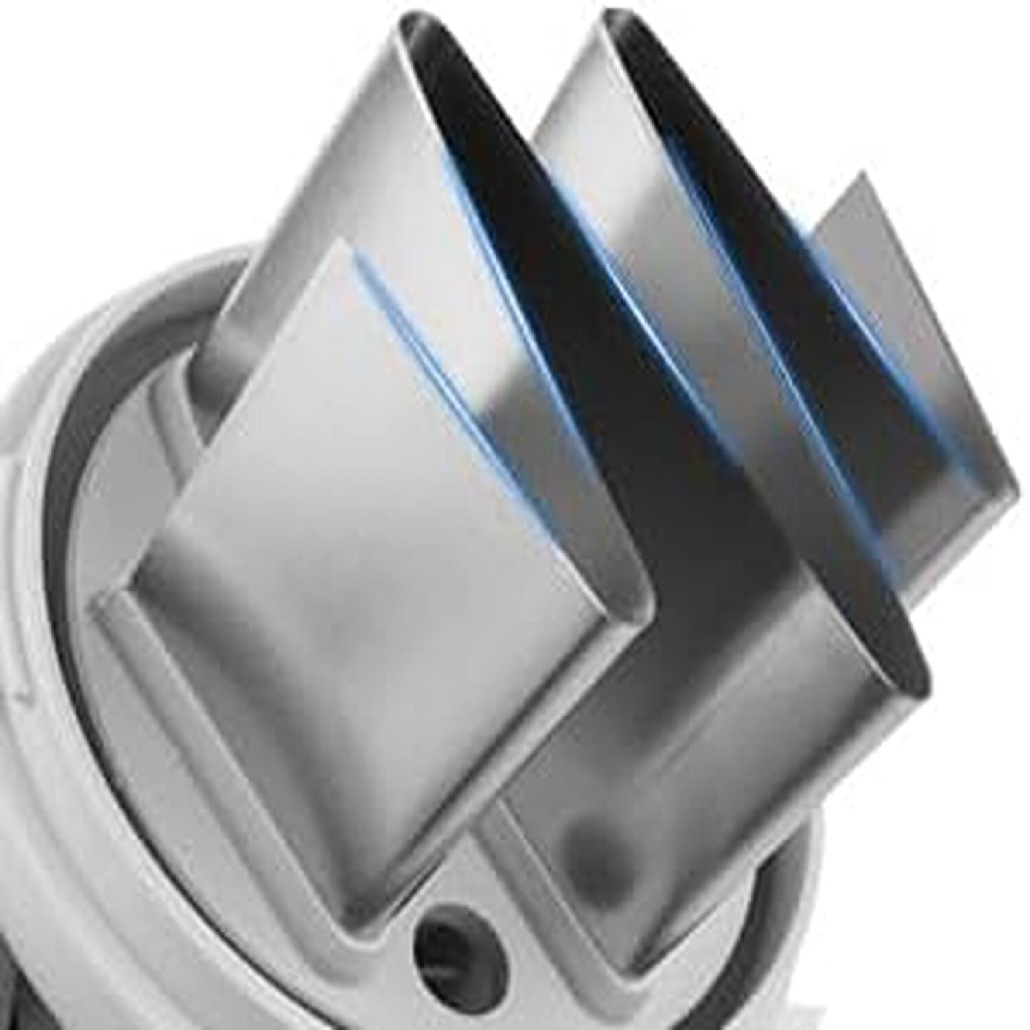 Left. PARKER SLATER - Pampered Chef Food Chopper – Manual Veggie, Onion, Garlic & Nut Cutter, Easy Clean, Dishwasher Safe (White) - White.