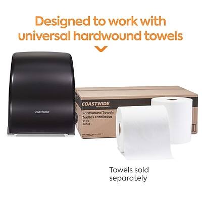 Designed to work with universal hardwound towels

COASTWIDE Hardwound Towels
Toallas enrolladas

Towels sold separately