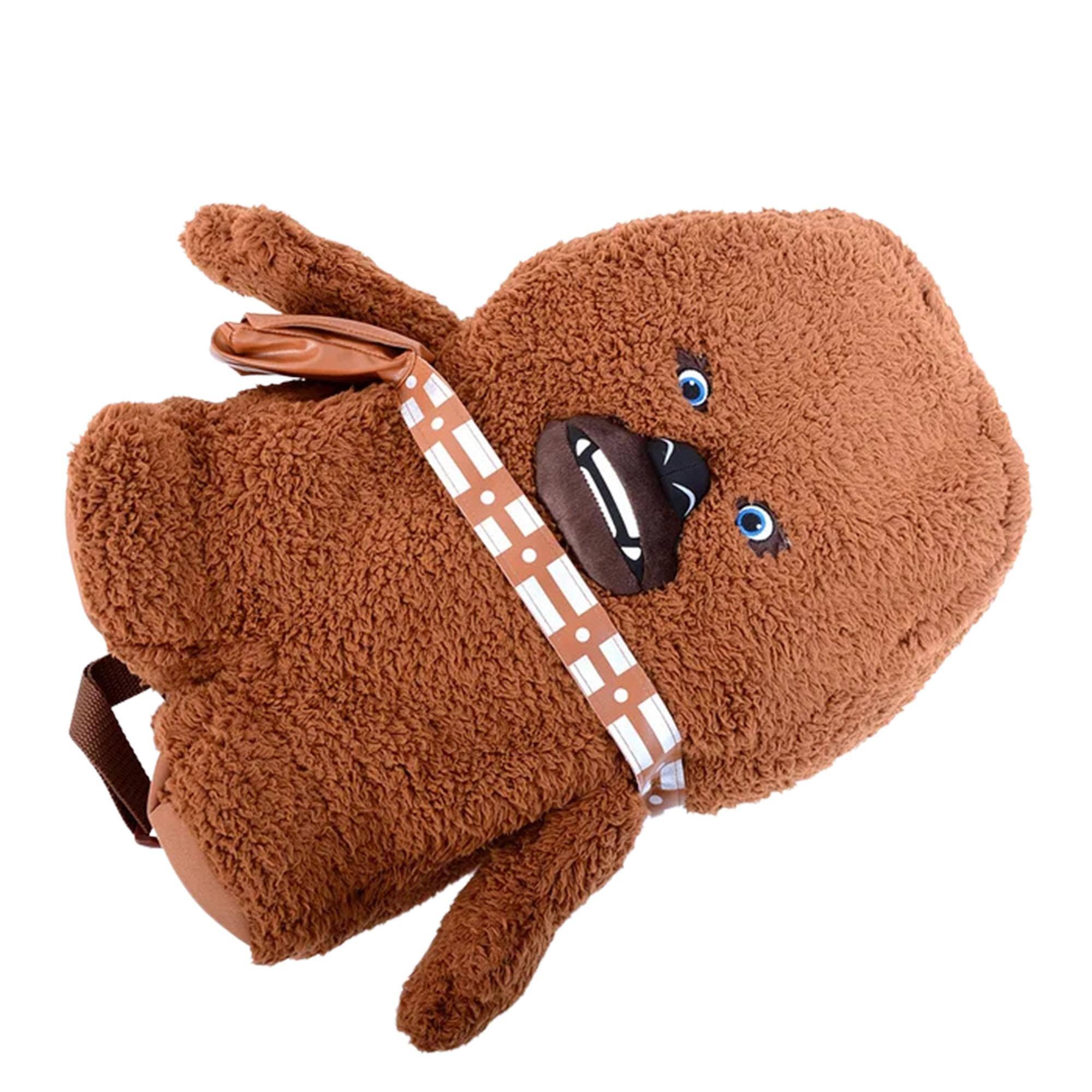 Alt View 2. Star Wars - Comic Images Star Wars Chewbacca Plush Backpack - Brown.
